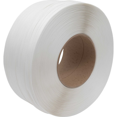 Стреппинг лента ПП Gigant 15x0,8x2 км, 240 кгс, белая GSTW-15-08-20