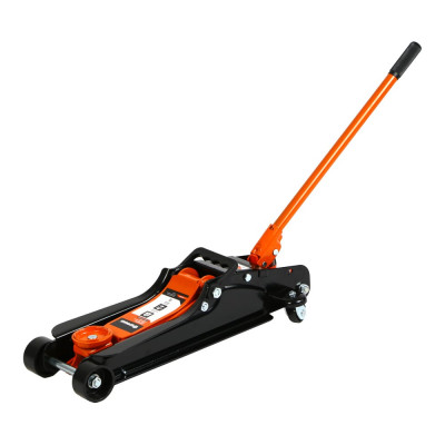 Гидравлический подкатной домкрат ЕРМАК 2,5 т, h подъема 85–380 мм, в пласт.кейсе 742-005