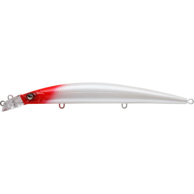 Воблер Strike Pro Top Water Minnow 130 цвет: 022PF Milk Redhead JL-158F#022PF