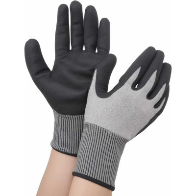 Трикотажные полиэфирные перчатки с усиленным полиуретановым покрытием Gigant размер 10 GGPE-110