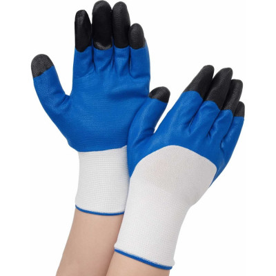 Акриловые перчатки с покрытием из текстурированного латекса Gigant Сигнал размер 10 GGA-110
