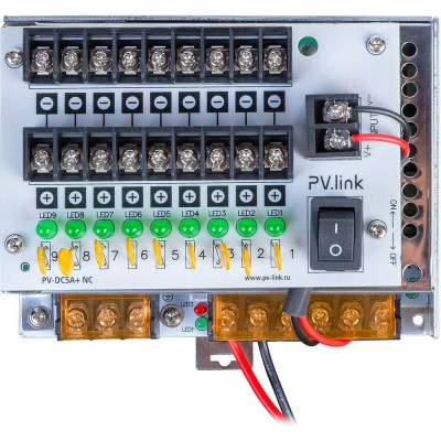 Блок питания PV-link pv-dc5a+ 12-14,5 в, 5 а, на din-рейку 2089