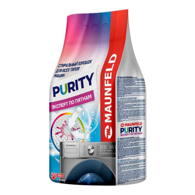 Стиральный порошок MAUNFELD purity эксперт по пятнам automat 9000г MWP9000BM