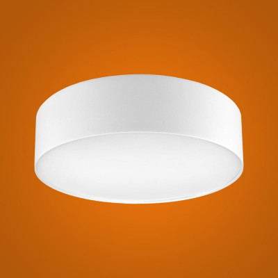 Потолочный светодиодный светильник iSVET 36Вт, круглый накладной, алюминиевый корпус, белый, холодный белый свет NST-101-3-4