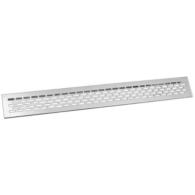 Решетка вентиляционная 480x60 мм, алюминий GTV KK-W60800-M0