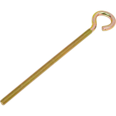 Винт-полукольцо с метрической резьбой крепежная техника 8x150 мм, цинк, 10 шт. 497292 БК