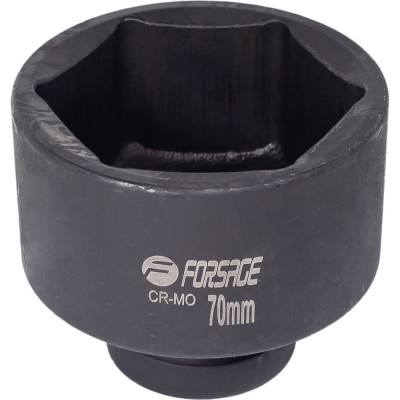 Головка ударная 6-гранная 70 мм, 1"DR Forsage F-4858070(48252)