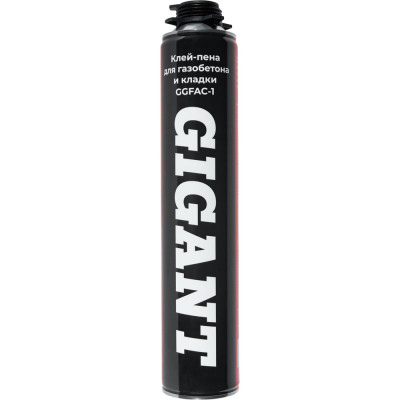 Клей-пена для газобетона и кладки Gigant, 1000 мл, GGFAC-1