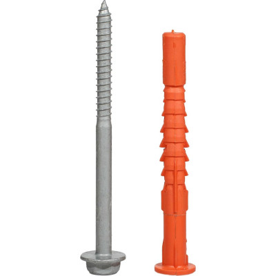 Универсальный фасадный дюбель с шурупом SORMAT sdp-kb 10x100 мм, упаковка 100 шт. 8773100609