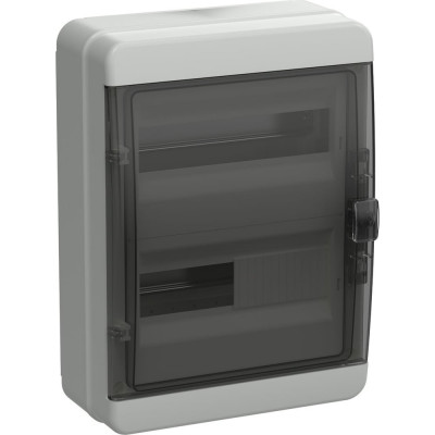 Корпус пластиковый IEK TEKFOR КМПн-24 IP65 черная прозрачная дверь TF5-KP72-N-24-65-K03-K02