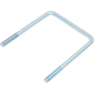 Скоба П-образная Мир Хомутов 80x80 мм, с резьбой М8, без гаек, в упаковке 4 шт. VENT80х80М8PCH51(4)