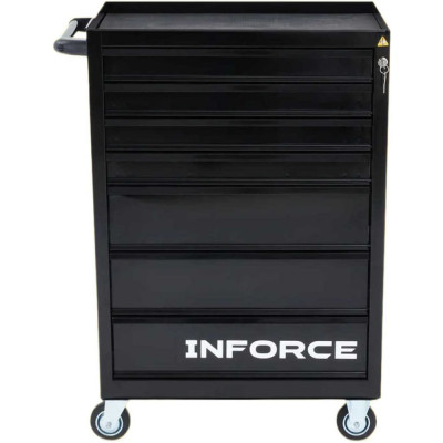 Инструментальная тележка Inforce 7 ящиков, габариты без упаковки 755х465х935мм, 07-01-18