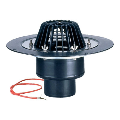 Кровельная воронка HL с электроподогревом, DN110 62.1/1