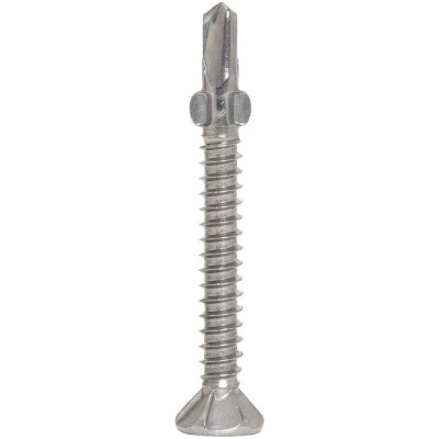 Саморез TULSTOR Wing Screw флюгель, дерево-металл, нержавеющий, ; TX 25 4,8x45 упаковка 400 шт. 404845