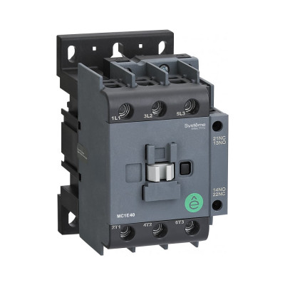 Контактор Systeme Electric MC1E 3п 40А кат. 220В/230В AC 1НО+1НЗ SE MC1E40M7