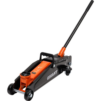 Гидравлический подкатной домкрат Gigant 2т, подхват-135мм, подъем-385мм, GSJ-2T