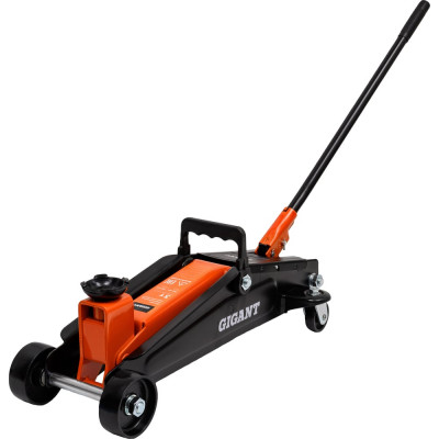 Подкатной домкрат Gigant 3т увеличенная высота подъема, подхват-192мм, подъем-533мм, GSJI-3T