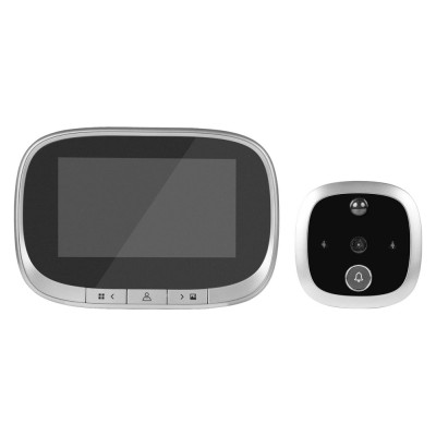 Видеоглазок c датчиком движения Novihome FOCUS 4 KIT. Запись фото/видео. Работа от батареи до 3 месяцев 4372