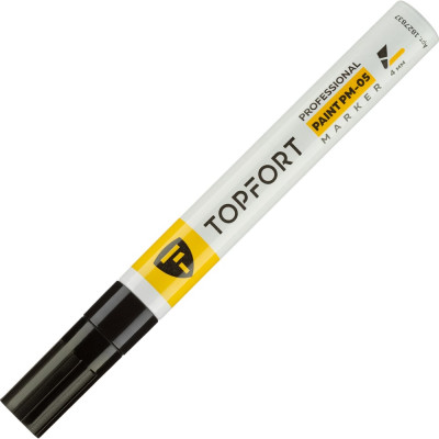 Маркер лаковый Topfort paint 4 мм, черный 1827837