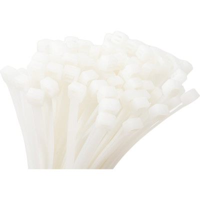 Ленточная хомут-стяжка Gigant 4,8x350 белый 100 шт. G/5/350/0