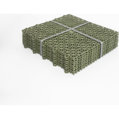 Модульное покрытие KIMRIK 33x33 см, хаки, 9 шт KG110305