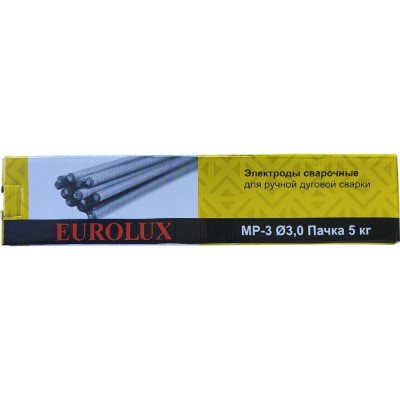 Электрод Евролюкс МР-3 3 мм, 5 кг Eurolux 900/71/6/93