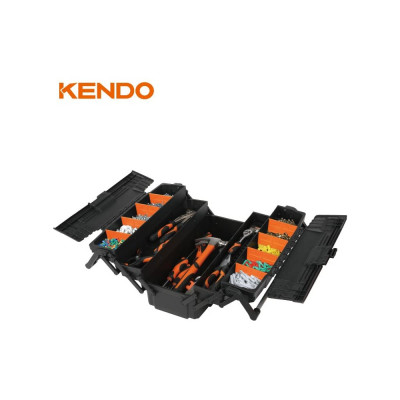 Ящик для инструментов KENDO 5 лотков, 465x229x209 мм 90275