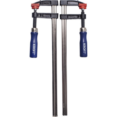 Набор F-образных струбцин KROFT 50x300 мм 2 шт. 203108