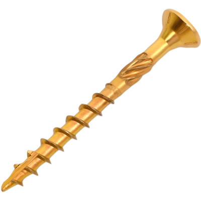 Конструкционный саморез Gigant желтый цинк 4x40 пот/г TORX 500 шт 123821