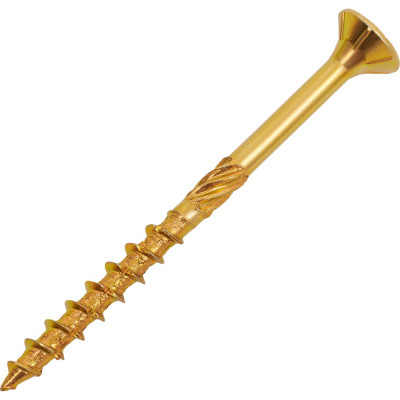 Конструкционный саморез Gigant желтый цинк 4x50 пот/г TORX 200 шт 123820