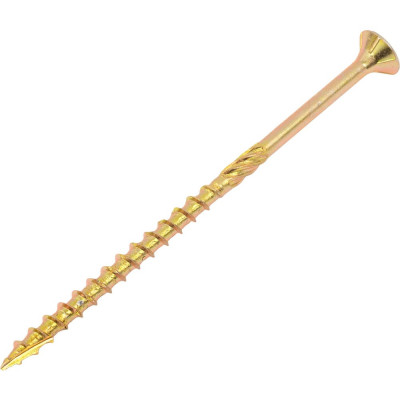 Конструкционный саморез желтый цинк 5x90 пот/г TORX 100 шт Gigant 123819