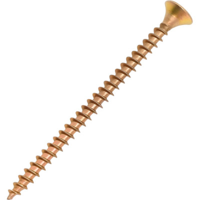 Саморезы универсальные Gigant пот/г желтые 5x70 100 шт 123833