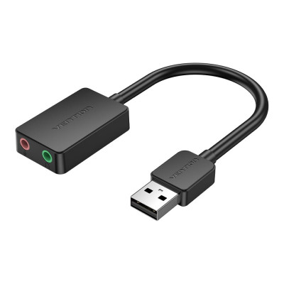 Внешняя звуковая карта VENTION USB Черная CDYB0