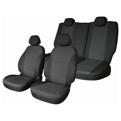 Чехлы на сиденья DEFLY Honda Fit (GE, GP), 2007-2013, жаккард Hon13-2