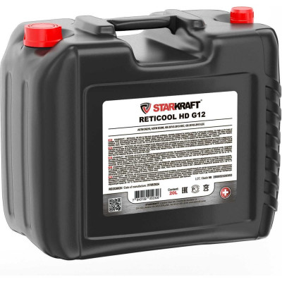 Aнтифриз карбоксилатный STARKRAFT RETICOOL HD G12, ASTM D 3306/4340/4656/4985/6210, GB 29743-2013 LEC, 20 л RD2326020