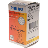 Автолампа PHILIPS PSY24W PG20,4 HALOGEN YELLOW SILVER VISION 12V 1,15 12180SV+C1
