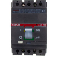 Автоматический выключатель ANDELI AM3-125S/3P 125A 25KA ADL06-804