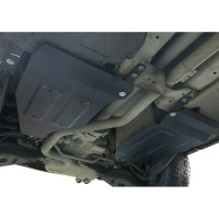 Защита топливного бака АвтоБРОНЯ для Volkswagen Tiguan 4WD 2011-2017, st 2mm, 111.05846.1