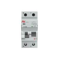 Дифференциальный автомат EKF DVA-6 1P+N 16А 300мА 6кА AVERES rcbo6-1pn-16B-300-ac-av