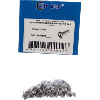 Винт КРЕП-КОМП полуцилиндрическая головка, нержавейка DIN7985 А2 3х6 100шт вцн36мф