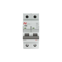 Автоматический выключатель EKF AV-10, 2P, 10A, 10kA, AVERES mcb10-2-10B-av