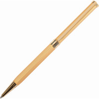 Подарочная шариковая ручка GALANT Stiletto Gold, золотистый корпус, золотистые детали, 0,7мм, синяя, 140527