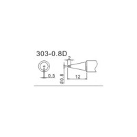 Насадка паяльная QUICK 303-0,8D