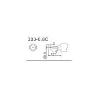 Насадка паяльная QUICK 303-0,8C
