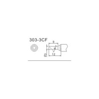 Насадка паяльная QUICK 303-3CF