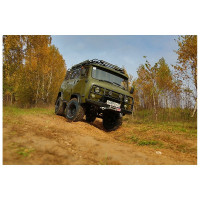 Силовой передний бампер РИФ УАЗ Буханка с защитной дугой, облегчённый *без внутренних усилителей RIF452-10600