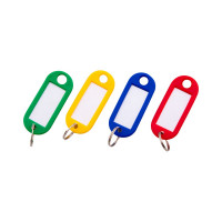 Набор брелоков для ключей OfficeSpace 52 мм, 10 шт, ассорти 268448