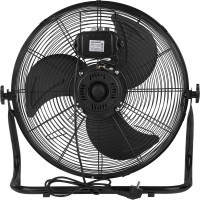 Напольный вентилятор повышенной мощности SONNEN Fe-45a, d=45 см, 120 Вт, 3 скорости, черный, 455734
