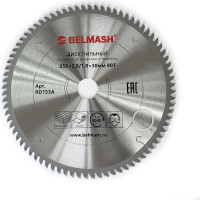 Диск пильный по цветным металлам и пластику BELMASH 255х2.8/1.8х30 мм, 80T Белмаш RD153A