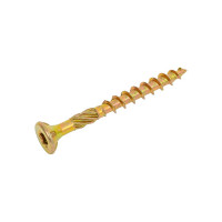 Конструкционные саморезы КРЕП-КОМП потай, Torx, желтый цинк, 4.0x40 мм, 500 шт. скт440